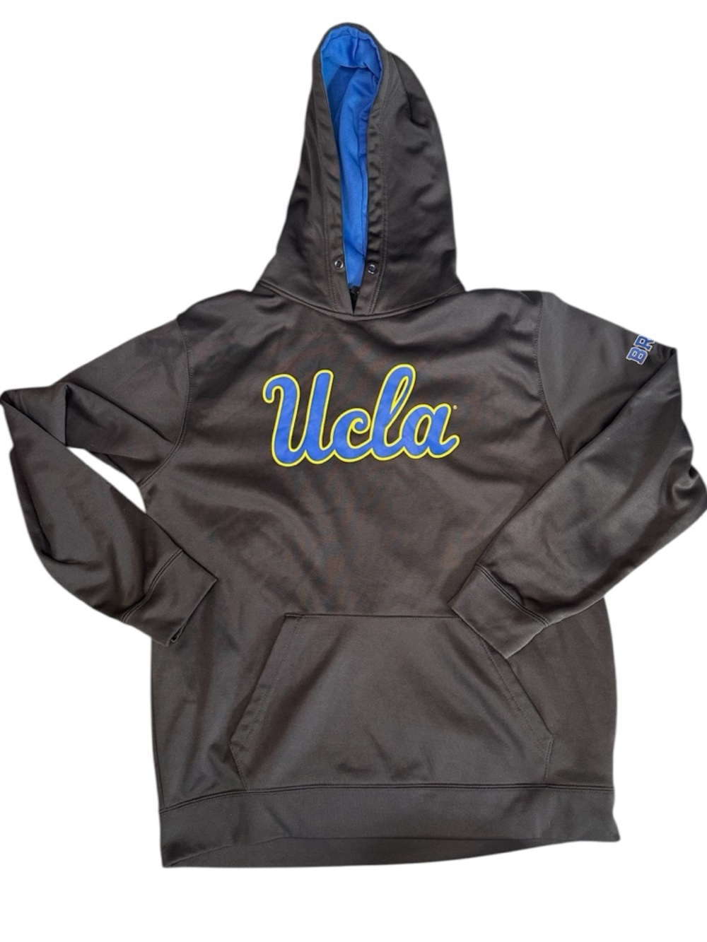 UCLA Colosseum Men's Gray Hoodie with Bruins on sleeve size XL